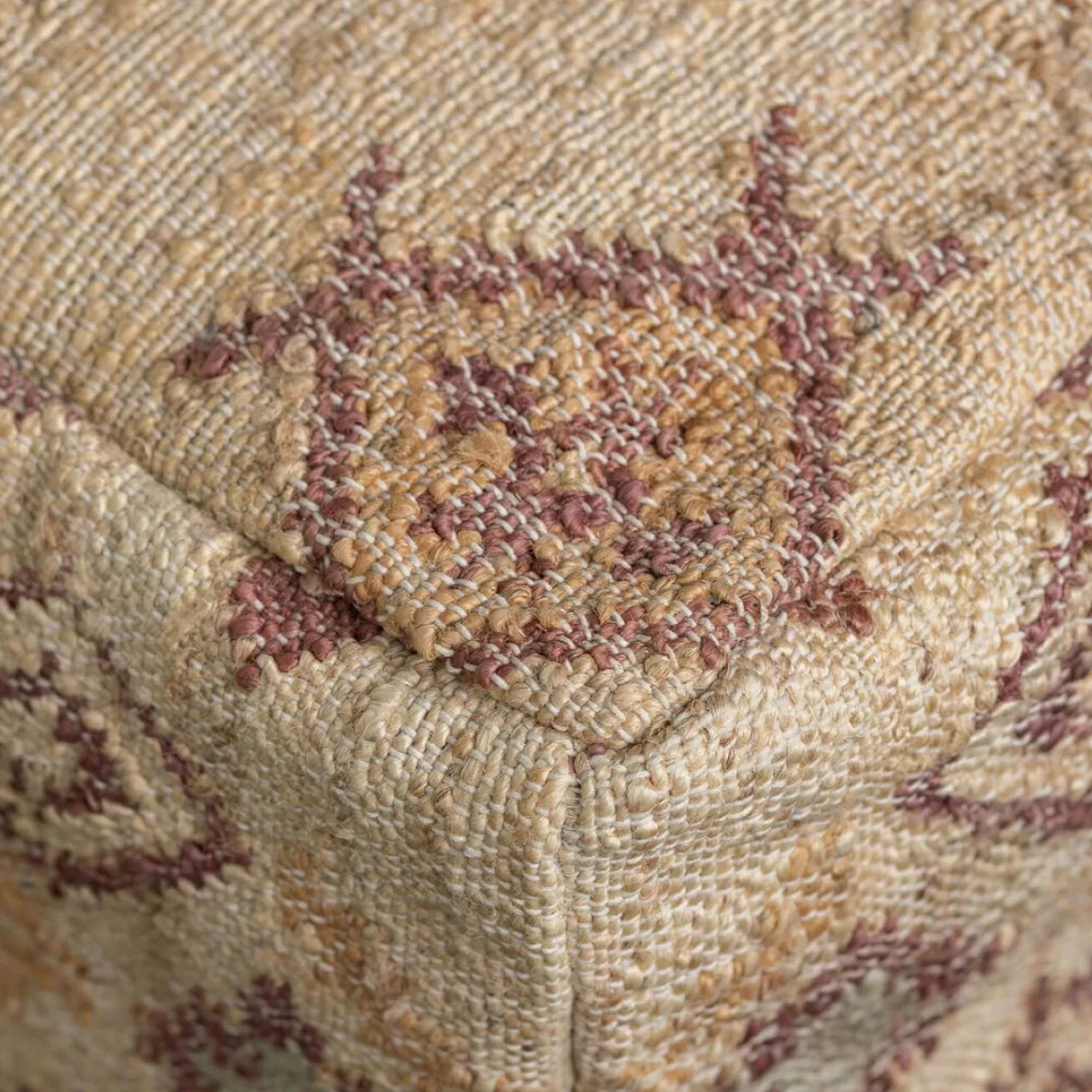 Graham & Green Moira Jute Pouffe