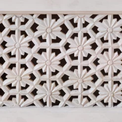 Graham & Green Momoka Hand-Carved Sideboard with Sliding Doors