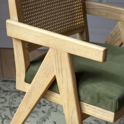 Graham & Green Moss Green Aubrey Armchair