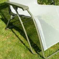 Graham & Green Moss Green Reclining Garden Chair