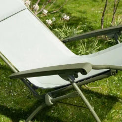 Graham & Green Moss Green Reclining Garden Chair