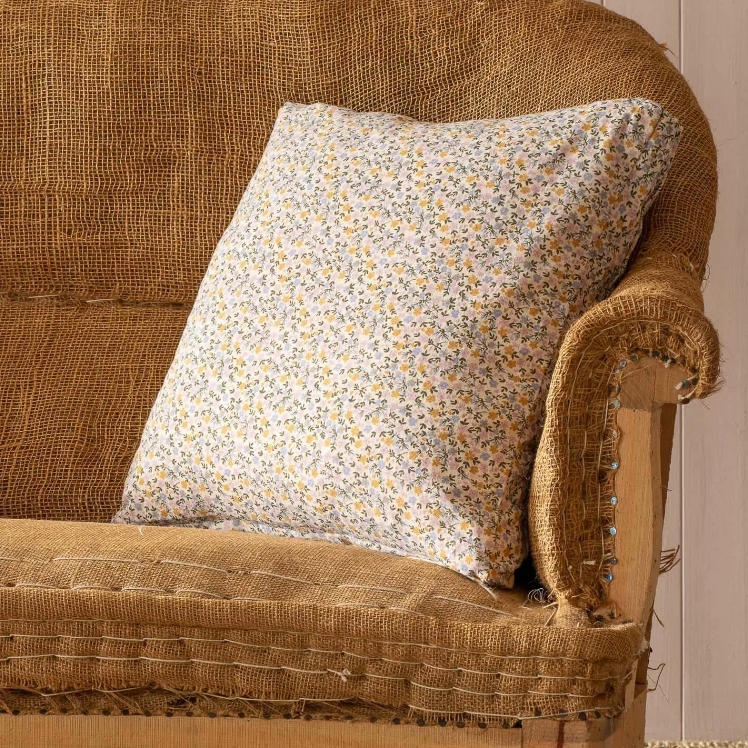 Graham & Green Multi-Colour Floral Square Cushion
