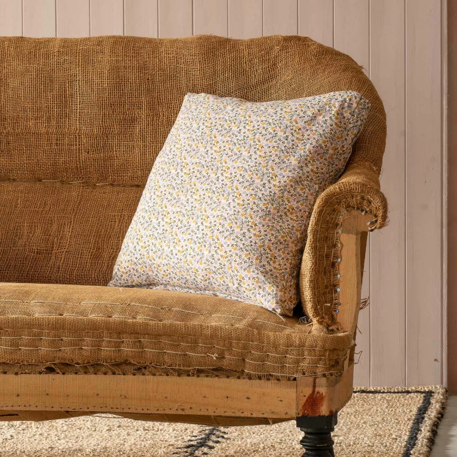 Graham & Green Multi-Colour Floral Square Cushion