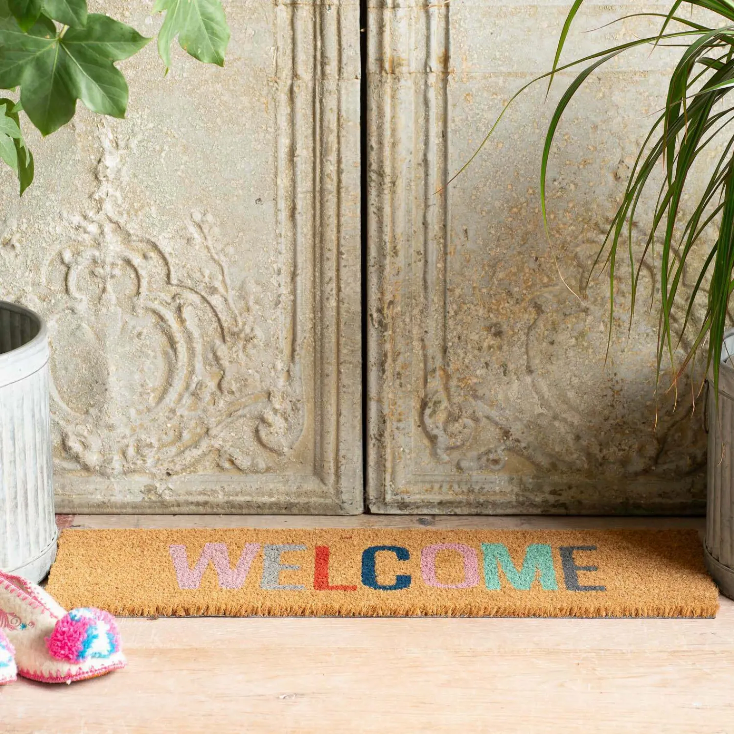 Graham & Green Multi-Colour Welcome Door Mat