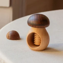 Graham & Green Mushroom Wooden Nutcracker