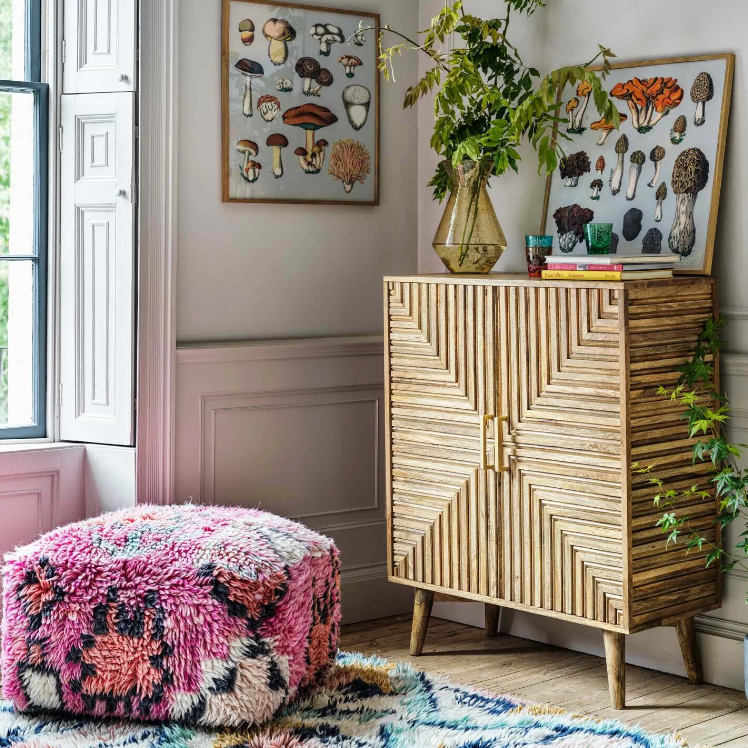 Graham & Green Myla Pouffe