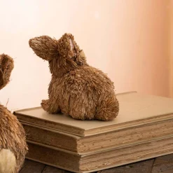 Graham & Green Natural Bristle Bunny Decoration