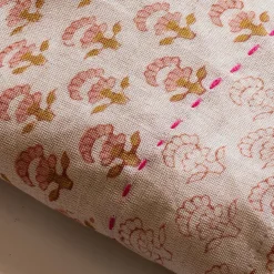 Graham & Green Natural Flower Block Printed Napkin