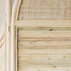 Graham & Green Natural Rattan Arched Screen