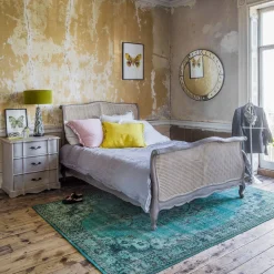 Graham & Green Natural Rattan King Size Bed