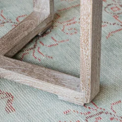 Graham & Green Natural Scallop Side Table