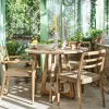 Graham & Green Noa 4 Seater Round Teak Outdoor Table
