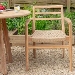 Graham & Green Noa Teak Outdoor Dining Armchair