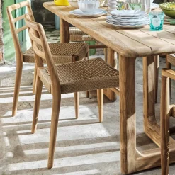 Graham & Green Noa Teak Outdoor Dining Chair