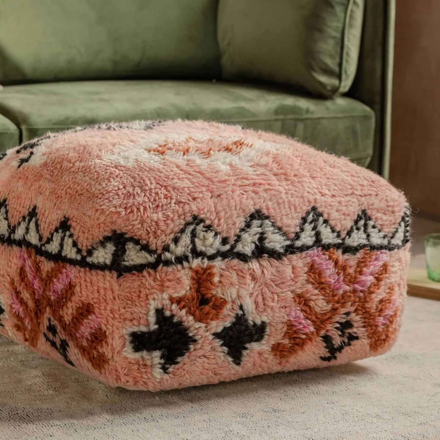 Graham & Green Norville Pouffe