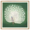 Graham & Green Oak Framed Peacock Prints