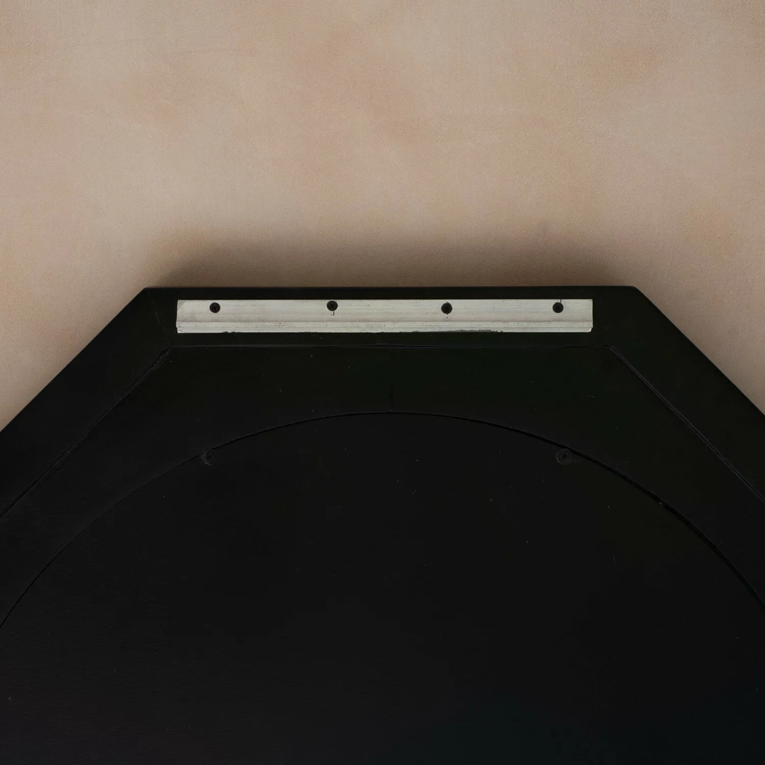 Graham & Green Octavia Small Black Wood Wall Mirror