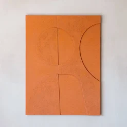 Graham & Green Orange Abstract Canvas