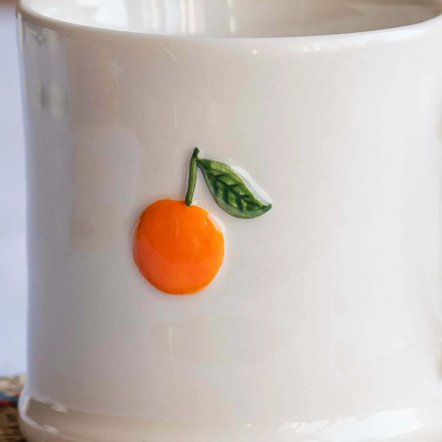 Graham & Green Orange Branch Motif Mini Mug