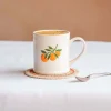 Graham & Green Orange Branch Motif Mug