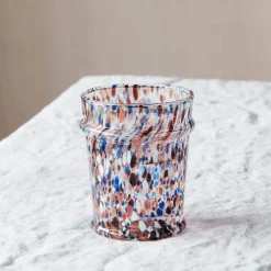 Graham & Green Orange Speckled Glass
