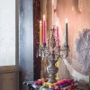 Graham & Green Ornate Five Stem Candelabra