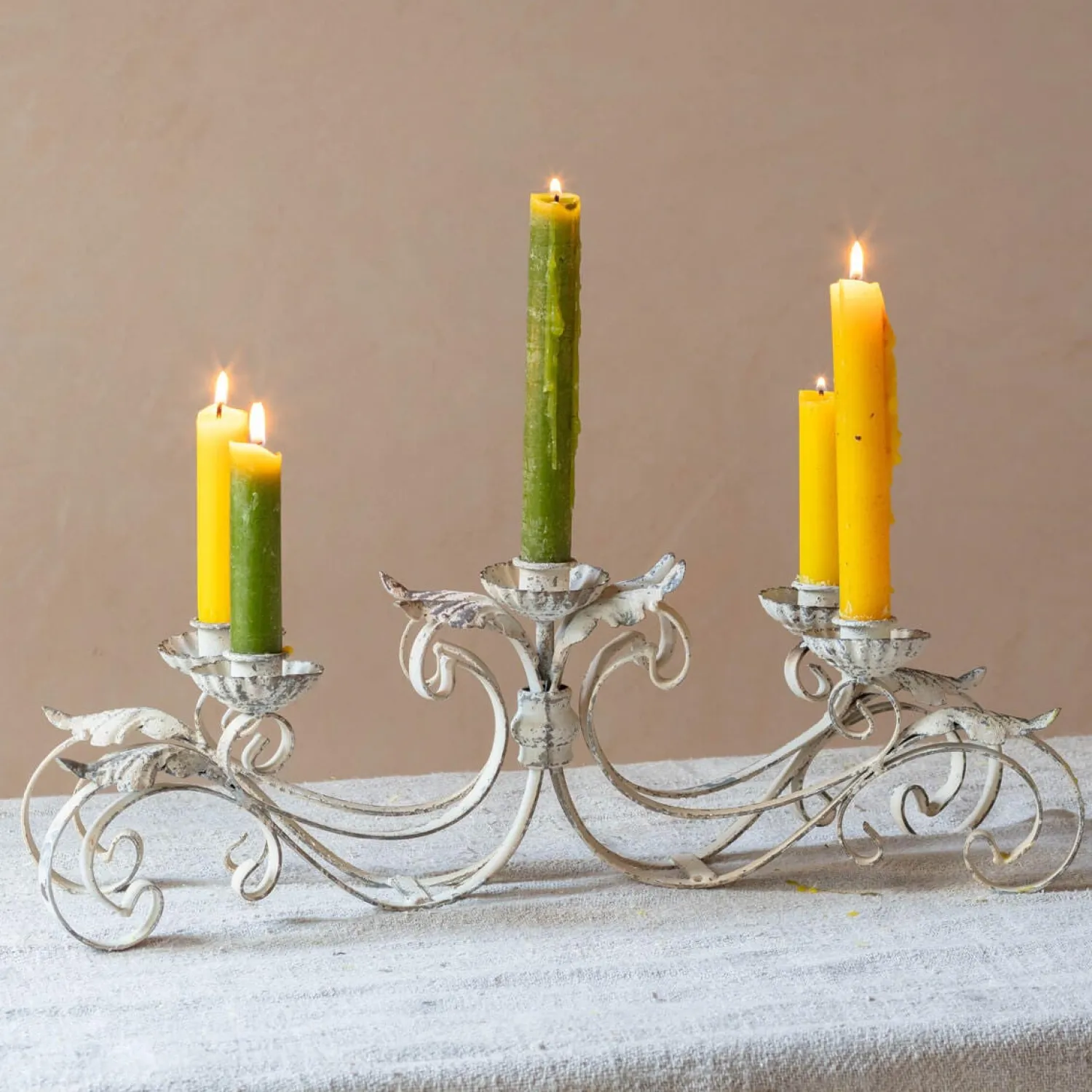 Graham & Green Ornate Metal Candelabra