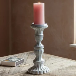 Graham & Green Ornate Pillar Candle Holder