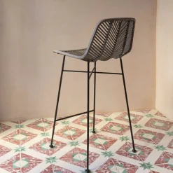 Graham & Green Oslo Clay Kitchen Stool