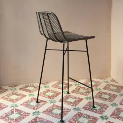Graham & Green Oslo Clay Kitchen Stool