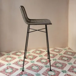 Graham & Green Oslo Clay Kitchen Stool