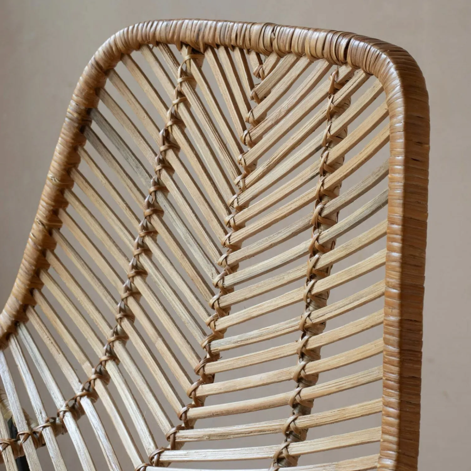 Graham & Green Oslo Natural Kitchen Stool