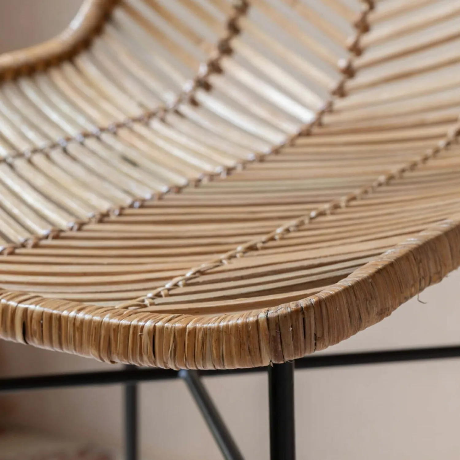 Graham & Green Oslo Natural Kitchen Stool
