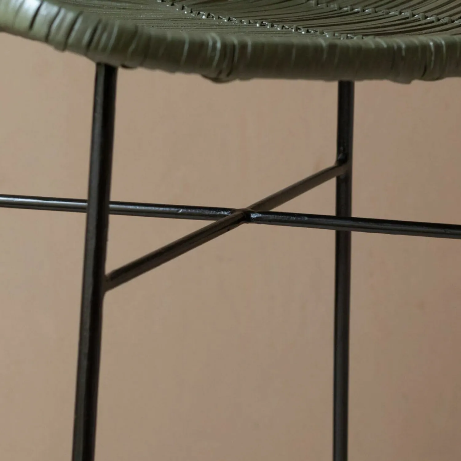 Graham & Green Oslo Olive Green Kitchen Stool