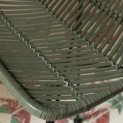 Graham & Green Oslo Olive Green Kitchen Stool