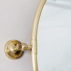 Graham & Green Otto Antique Gold Oval Tilting Mirror