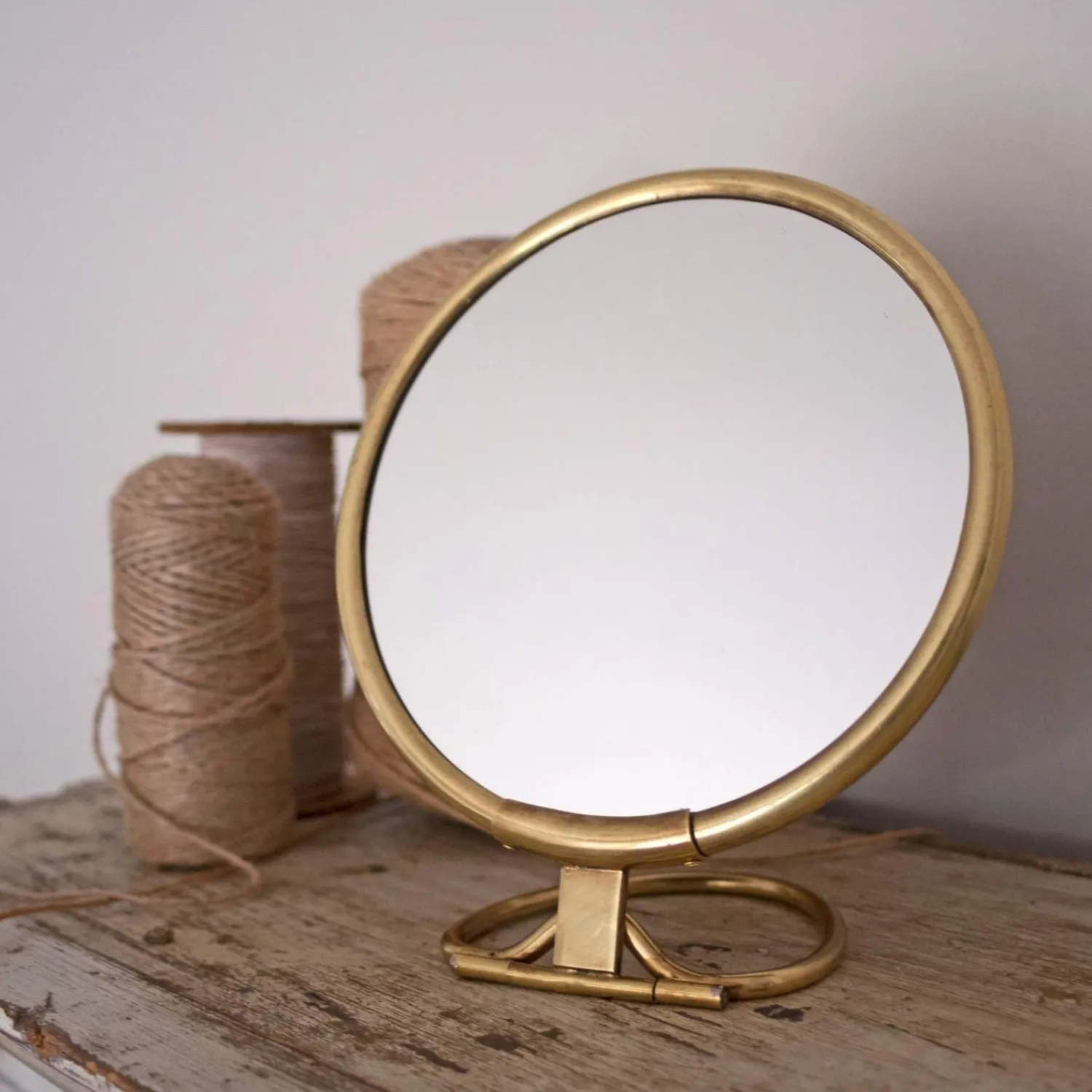 Graham & Green Otto Round Vanity Mirrors with Handle