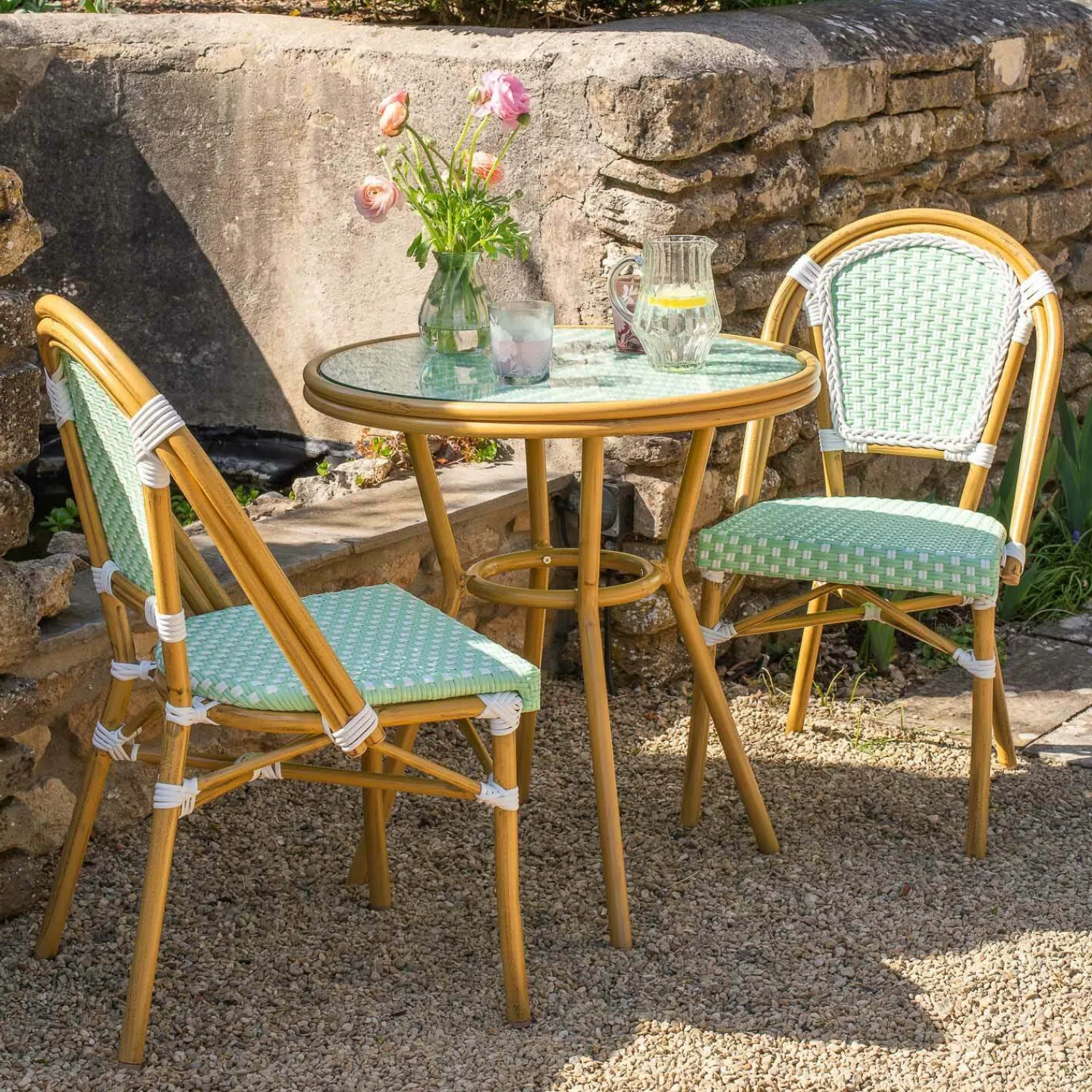 Graham & Green Outdoor Bistro Table and Chairs