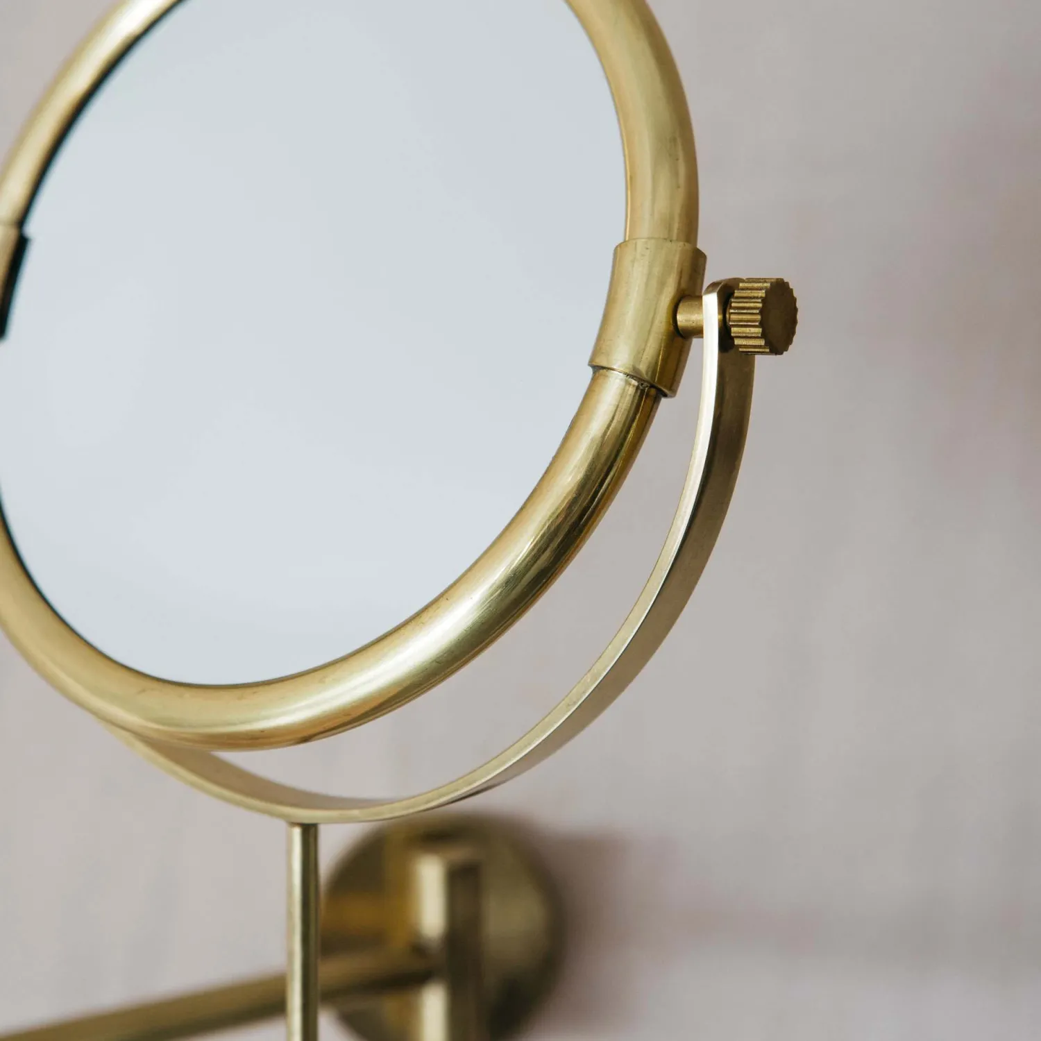 Graham & Green Ovin Antique Gold Extension Wall Mirror