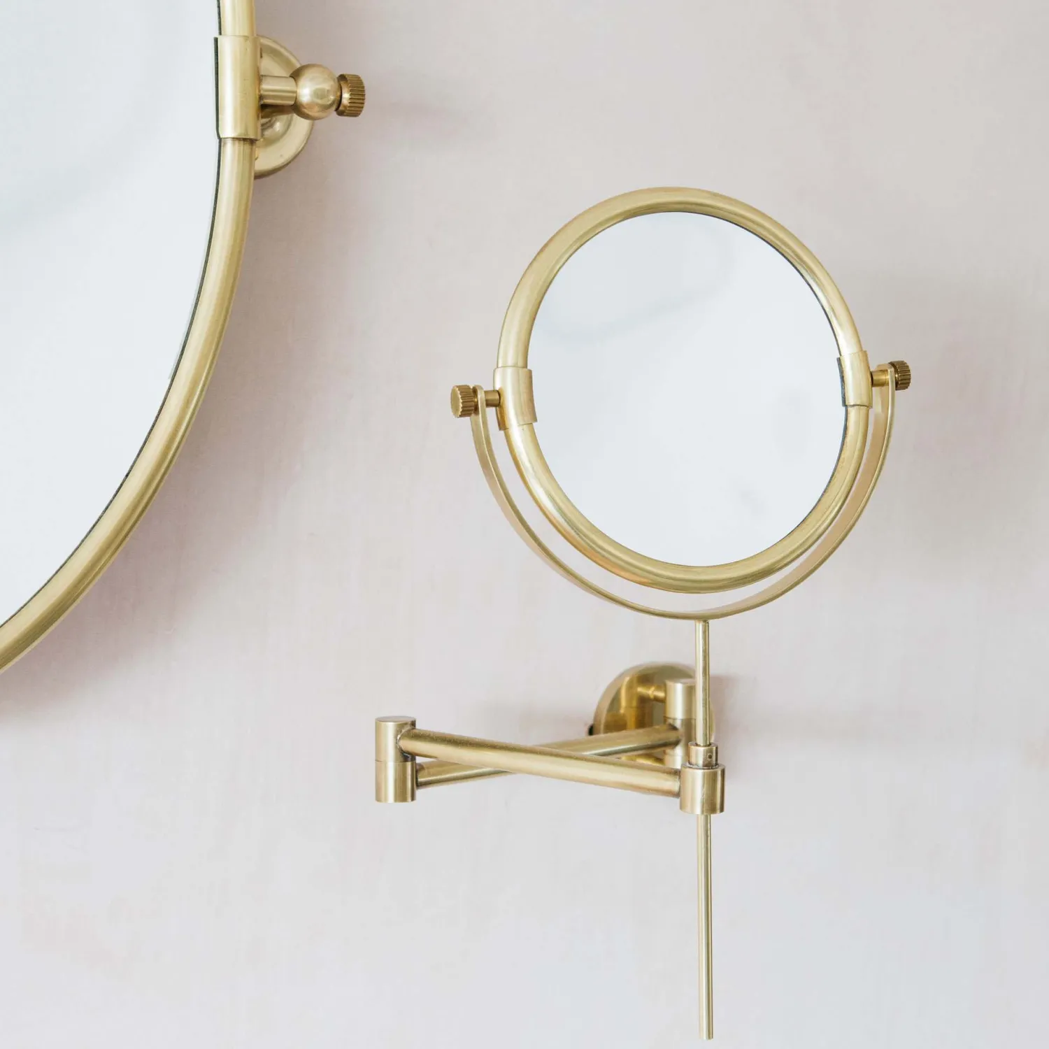 Graham & Green Ovin Antique Gold Extension Wall Mirror
