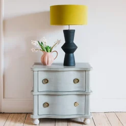 Graham & Green Oyster Two Drawer Bedside Table