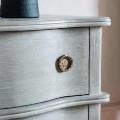 Graham & Green Oyster Two Drawer Bedside Table