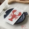 Graham & Green Pack of Sixteen Lobster Paper Napkins