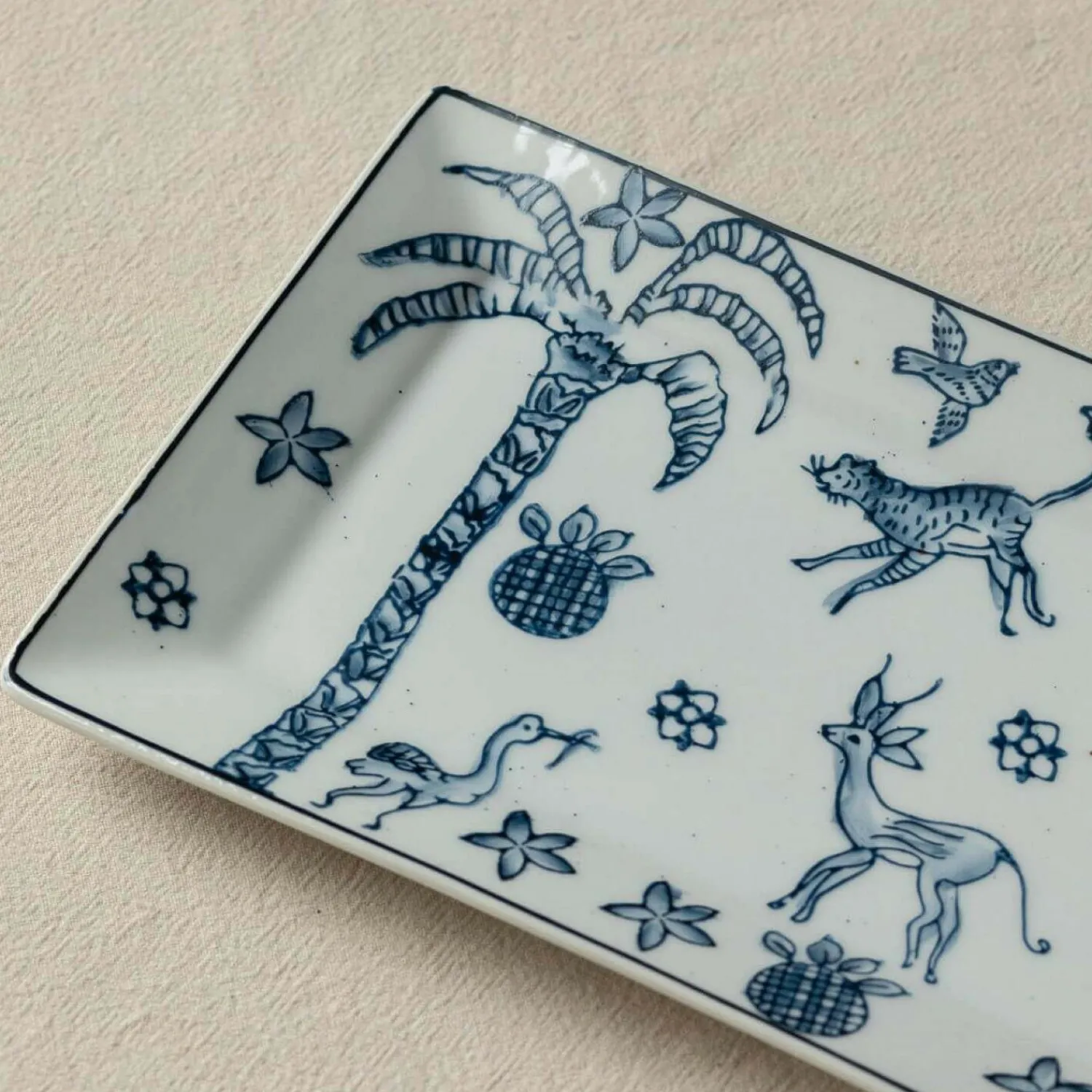 Graham & Green Paradise Rectangular Trinket Dish