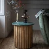 Graham & Green Parker Green Marble Side Table