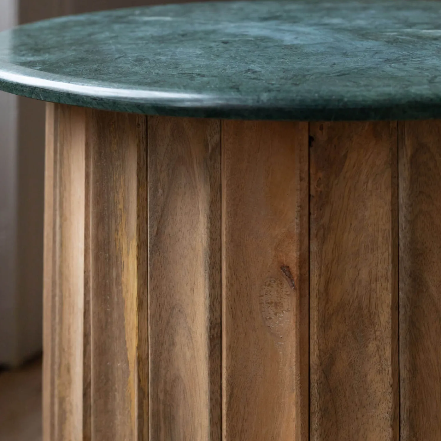 Graham & Green Parker Green Marble Side Table