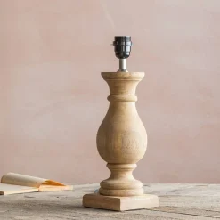 Graham & Green Parry Wooden Table Lamp