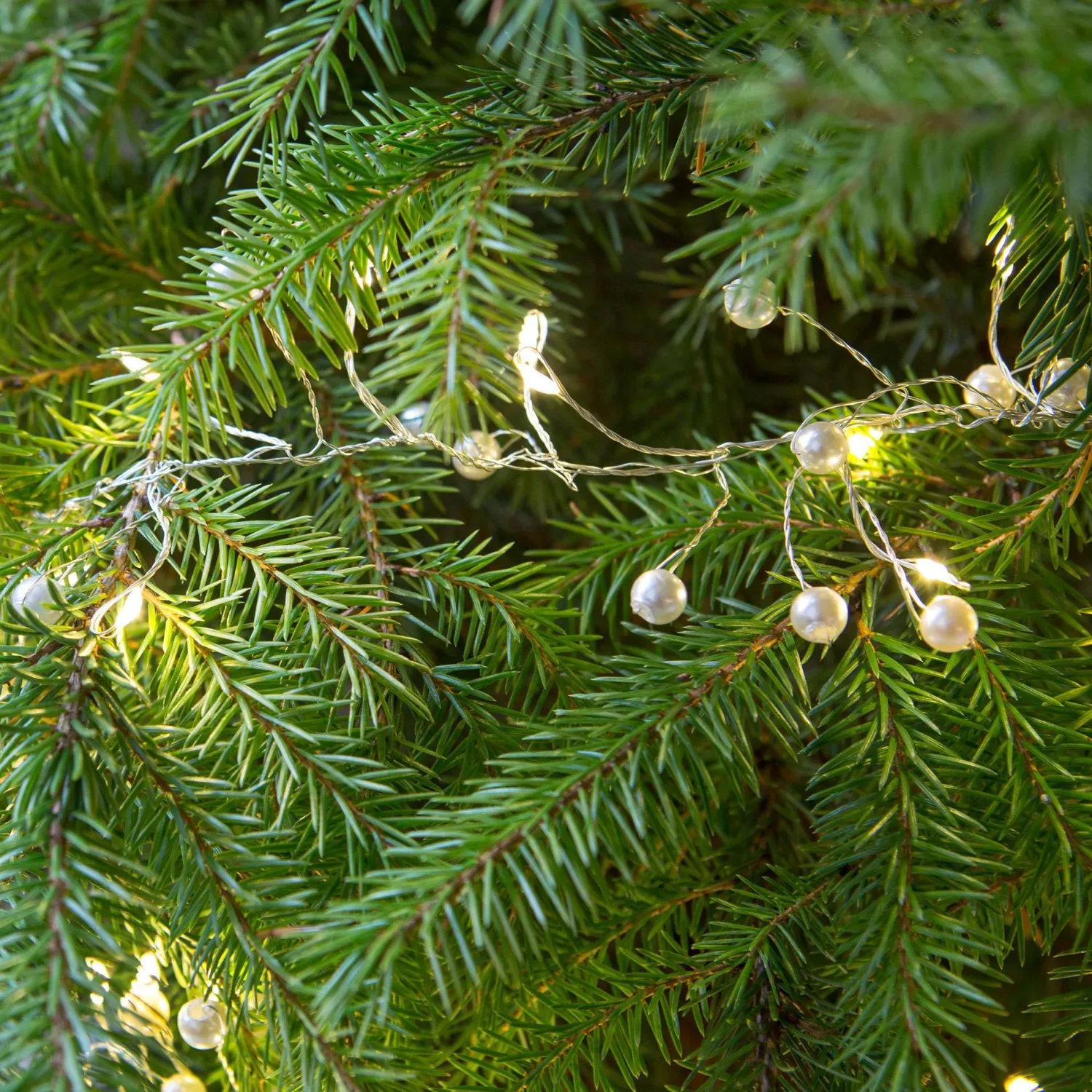 Graham & Green Pearl Cluster String Lights