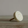 Graham & Green Perforated Bone Drawer Knob