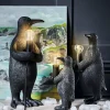 Graham & Green Perry Penguin Table Lamps